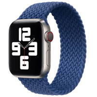 Ремінець Braided Solo Loop (AAA) для Apple Watch 42/44/45/46/49mm 145mm (Цвет Синій), Атикул 51880 |  купить на VILKI.NET - фото № 1