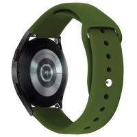 Силіконовий ремінець Sport для Smart Watch 20mm (Цвет Зелений / Dark Olive), Атикул 68670 |  купить на VILKI.NET - фото № 1