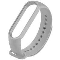 Силіконовий ремінець для Xiaomi Mi Band 3/4 (Цвет Сірий / Gray), Атикул 25252 |  купить на VILKI.NET - фото № 1