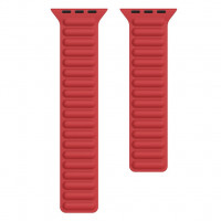 Силіконовий ремінець Ripple для Apple Watch 38/40/41/42mm (Цвет Червоний / Red), Атикул 48592 |  купить на VILKI.NET - фото № 1