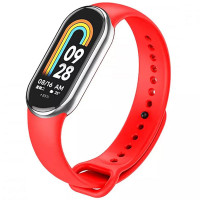 Силіконовий ремінець для Xiaomi Mi Band 8/9 (Цвет Червоний / Red), Атикул 65484 |  купить на VILKI.NET - фото № 1