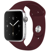 Уцінка Силіконовий ремінець для Apple Watch Sport Band 42/44/45/46/49mm (S/M & M/L) 3pcs (Цвет Відкрита упаковка / Бордовий / Dark Plum), Атикул 57602 |  купить на VILKI.NET - фото № 1