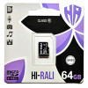 Карта пам'яті Hi-Rali microSDXC (UHS-3) 64 GB Card Class 10 без адаптера (Чорний) Epik - № 1