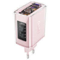 МЗП Acefast A45 Exploration series PD65W GaN (2*USB-C+USB-A) (Цвет Cherry blossom), Атикул 65890 |  купить на VILKI.NET - фото № 1