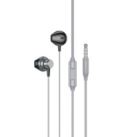 Стерео Навушники Hoco M125 Smart metal universal (3.5mm/1.2m) (Цвет Metal gray), Атикул 71098 |  купить на VILKI.NET - фото № 1