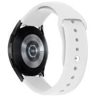 Силіконовий ремінець Sport для Smart Watch 20mm (Цвет Білий / White), Атикул 68670 |  купить на VILKI.NET - фото № 1