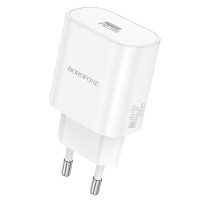 МЗП Borofone BA82A Platinum PD25W (1USB-C) (Цвет White), Атикул 74956 |  купить на VILKI.NET - фото № 1