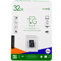 Карта пам'яті T&G microSDHC (UHS-1) 32 GB class 10 (без адаптера)