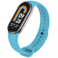 Силіконовий ремінець для Xiaomi Mi Band 8/9 (Цвет Блакитний / Blue), Атикул 65484 |  купить на VILKI.NET - фото № 1