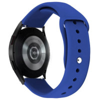 Силіконовий ремінець Sport для Smart Watch 20mm (Цвет Синій / Shiny blue), Атикул 68670 |  купить на VILKI.NET - фото № 1