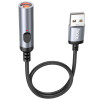 Портативний прикуриватель зажигалка Hoco UA30 USB (Black) Hoco - № 1