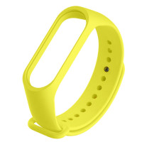 Силіконовий ремінець для Xiaomi Mi Band 3/4 (Цвет Жовтий / Flash), Атикул 25252 |  купить на VILKI.NET - фото № 1