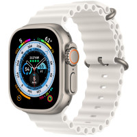 Ремінець Ocean Band для Apple Watch 42/44/45/46/49mm (Цвет Білий / White), Атикул 59155 |  купить на VILKI.NET - фото № 1
