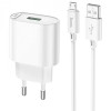МЗП HOCO C109A Fighter QC3.0 + MicroUSB 62860 - № 1 МЗП HOCO C109A Fighter QC3.0 + MicroUSB (White) Hoco - № 1