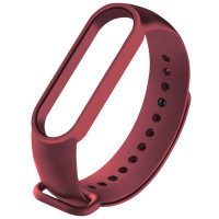 Силіконовий ремінець для Xiaomi Mi Band 7 (Цвет Бордовий / Maroon), Атикул 54947 |  купить на VILKI.NET - фото № 1