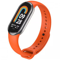Силіконовий ремінець для Xiaomi Mi Band 8/9 (Цвет Помаранчевий / Orange), Атикул 65484 |  купить на VILKI.NET - фото № 1