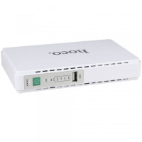 Джерело безперебійного живлення Hoco DB25 Smart Mini UPS для роутерів 5V/9V/12V 8800 mAh (Цвет White), Атикул 65822 |  купить на VILKI.NET - фото № 1