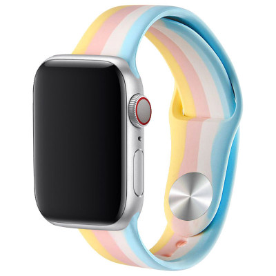 Силіконовий ремінець Rainbow для Apple Watch 38/40/41/42mm