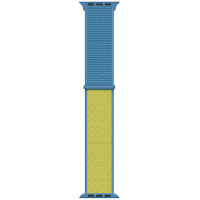 Ремінець Nylon для Apple Watch 38/40/41/42mm (Цвет Blue / Yellow), Атикул 39057 |  купить на VILKI.NET - фото № 1