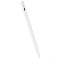 Стилус Hoco GM112 Intelligent anti-lost active capacitive pen with digital display for iP (Цвет White), Атикул 74009 |  купить на VILKI.NET - фото № 1