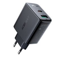 МЗП Acefast A5 PD32W GaN (USB-C+USB-A) (Цвет Black), Атикул 70272 |  купить на VILKI.NET - фото № 1