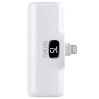 Портативний ЗП Power Bank WIWU Wi-P017-L Lightning 5000 mAh (Цвет White), Атикул 71979 |  купить на VILKI.NET - фото № 1