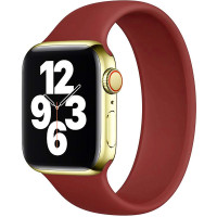 Ремінець Solo Loop для Apple Watch 42/44/45/46/49mm 150mm (5) (Цвет Червоний / Dark Red), Атикул 41666 |  купить на VILKI.NET - фото № 1