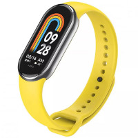 Силіконовий ремінець для Xiaomi Mi Band 8/9 (Цвет Жовтий / Yellow), Атикул 65484 |  купить на VILKI.NET - фото № 1