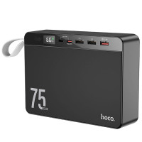 Портативний ЗП Power Bank Hoco J94 Overlord 22.5W 75000 mAh (Цвет Чорний), Атикул 58382 |  купить на VILKI.NET - фото № 1