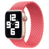 Ремінець Braided Solo Loop (AAA) для Apple Watch 38/40/41/42mm 135mm (Рожевий) Epik - № 1