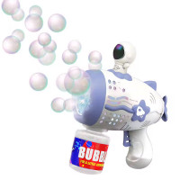 Пістолет з мильними бульбашками Astronaut Bubble Gun Music+50ml bottle (4хАА не входят в комплект) (Цвет Purple), Атикул 70619 |  купить на VILKI.NET - фото № 1