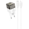 МЗП Hoco C131A Platium PD30W+QC3.0 + Type-C to Lightning 67586 - № 1 МЗП Hoco C131A Platium PD30W+QC3.0 + Type-C to Lightning (Transparent black) Hoco - № 1
