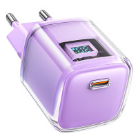 МЗП Acefast A53 Sparkling series PD30W GaN (USB-C) (Цвет Alfalfa purple), Атикул 65889 |  купить на VILKI.NET - фото № 1