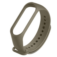 Силіконовий ремінець для Xiaomi Mi Band 5 / 6 (Цвет Сірий / Light Olive), Атикул 37249 |  купить на VILKI.NET - фото № 1