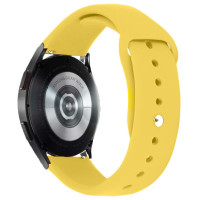 Силіконовий ремінець Sport для Smart Watch 20mm (Цвет Жовтий / Yellow), Атикул 68670 |  купить на VILKI.NET - фото № 1