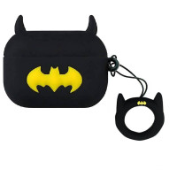 Силіконовий футляр Marvel & DC series для навушників AirPods Pro + кільце (Колір Batman New 1), Атикул 34691 |  купить на VILKI.NET - фото № 1