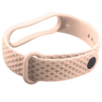 Ремінець Rhomb для Xiaomi Mi Band 5 / 6 (Цвет Рожевий), Атикул 39435 |  купить на VILKI.NET - фото № 1