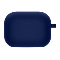 Силіконовий футляр з мікрофіброю для навушників Airpods Pro (Цвет Темно-синій / Midnight blue), Атикул 39443 |  купить на VILKI.NET - фото № 1