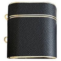 Шкіряний футляр Suitcase для навушників AirPods 1/2 (Цвет Black), Атикул 68144 |  купить на VILKI.NET - фото № 1