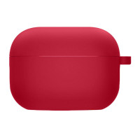 Силіконовий футляр з мікрофіброю для навушників Airpods Pro 2 / Pro (Цвет Червоний / Rose Red), Атикул 57648 |  купить на VILKI.NET - фото № 1