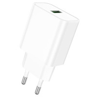 МЗП Borofone BA72A Spring QC3.0 (Цвет White), Атикул 64406 |  купить на VILKI.NET - фото № 1
