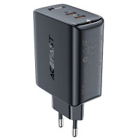 МЗП Acefast A29 PD50W GaN (USB-C+USB-C) dual port (Цвет Black), Атикул 65894 |  купить на VILKI.NET - фото № 1