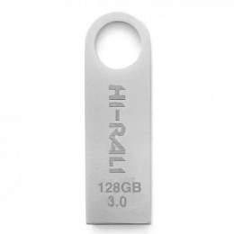 Флеш накопичувач USB 3.0 Hi-Rali Shuttle 128 GB Срібна серія