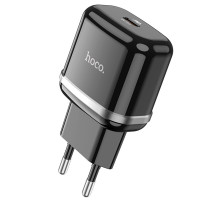 МЗП Hoco N24 Victorius PD20W (1USB-C) (Цвет Black), Атикул 74962 |  купить на VILKI.NET - фото № 1