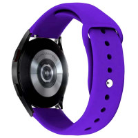 Силіконовий ремінець Sport для Smart Watch 20mm (Цвет Фіолетовий / Purple), Атикул 68670 |  купить на VILKI.NET - фото № 1