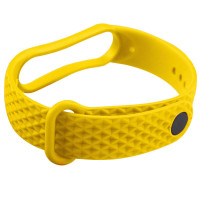 Ремінець Rhomb для Xiaomi Mi Band 5 / 6 (Цвет Жовтий), Атикул 39435 |  купить на VILKI.NET - фото № 1