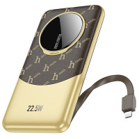 Портативний ЗП Power Bank Hoco Q29 Nobility 22.5W+PD20W + Lightning 10000 mAh (Цвет Brown), Атикул 74186 |  купить на VILKI.NET - фото № 1