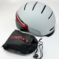 Захисний шолом Livall BH51M NEO (L) Sandstone Grey (57-61см), акустика, мікрофон, сигнали поворотів та стопів, додаток, пульт BR80, Bluetooth (Цвет Sandstone Gray) - фото № 6