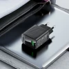 Мережевий зарядний пристрій ACEFAST A90 QC18W GaN single USB-A charger set (P3) (EU) Black (7073)- № 6