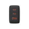 Мережевий зарядний пристрій Baseus Cube Pro Fast Charger 2C+U 65W EU Cluster Black (Cluster Black)- № 3